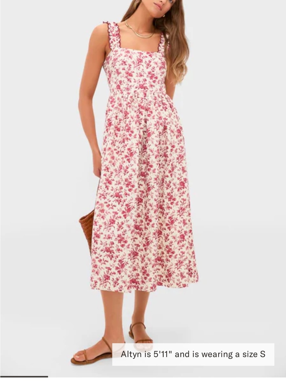 Tuckernuck Pomegranate Bloom Rolia Dress